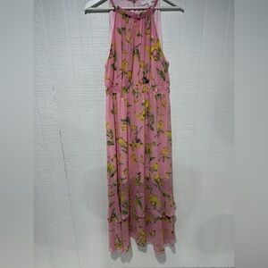 Adyson Parker Floral Pink maxi  Dress size S